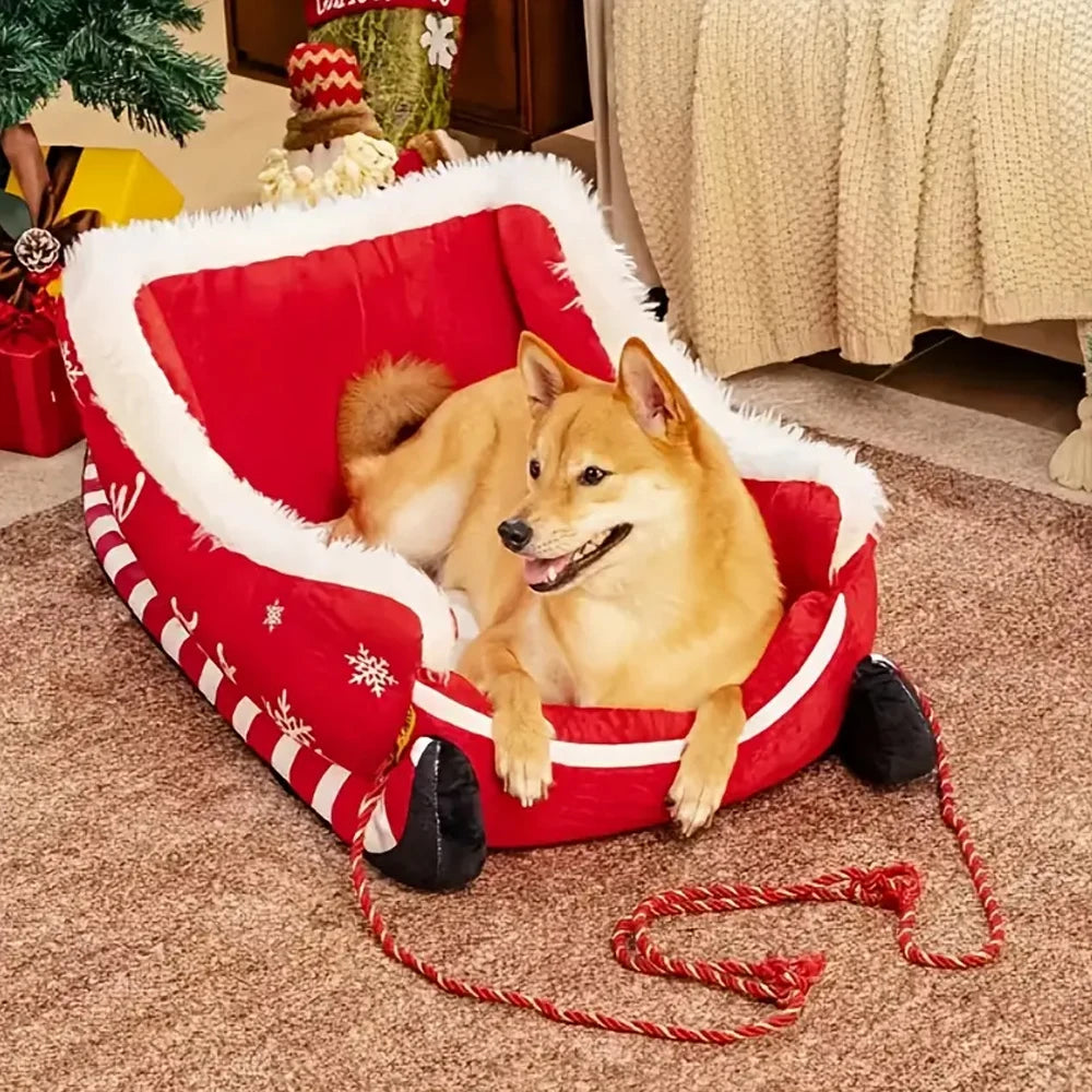 Christmas Sleigh Pet Bed