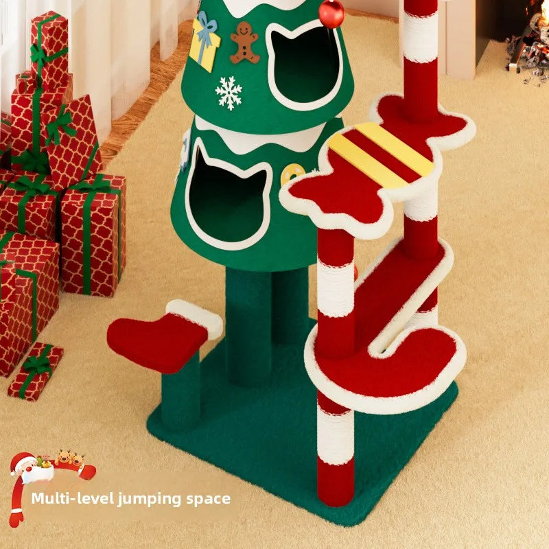 Christmas Cat Villa & Climbing Tree