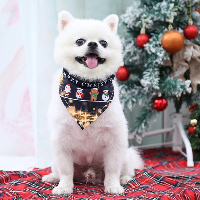 Christmas Pet Bandana for Dogs & Cats