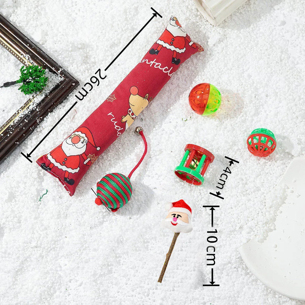 Christmas Cat Toy Stocking Gift