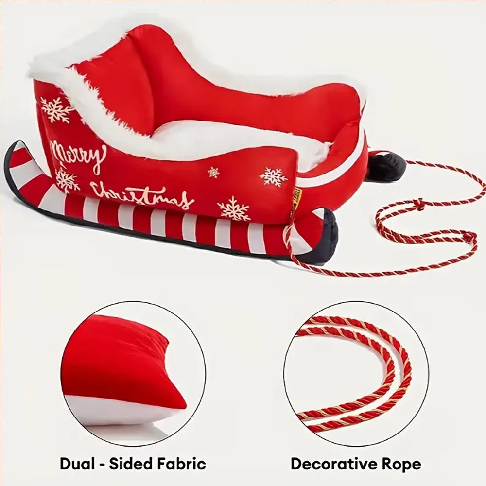 Christmas Sleigh Pet Bed