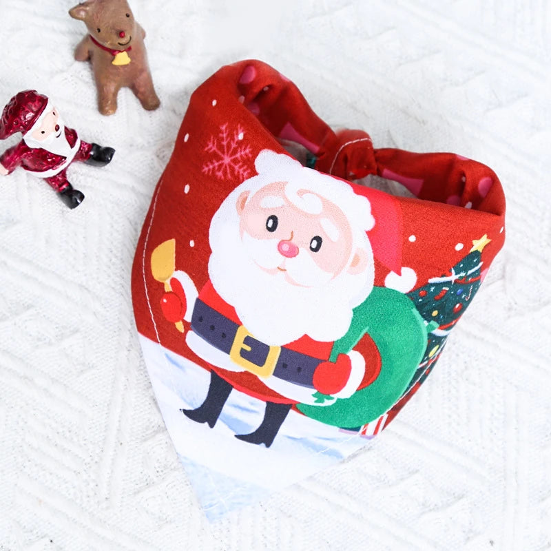 Christmas Pet Bandana for Dogs & Cats