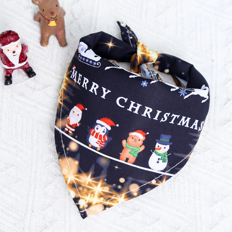 Christmas Pet Bandana for Dogs & Cats