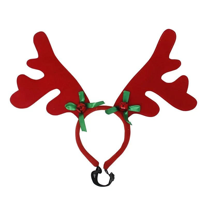 Christmas Reindeer Antlers Pet Headband