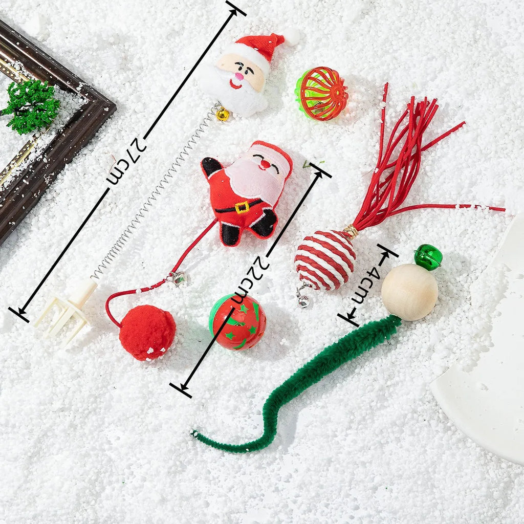 Christmas Cat Toy Stocking Gift