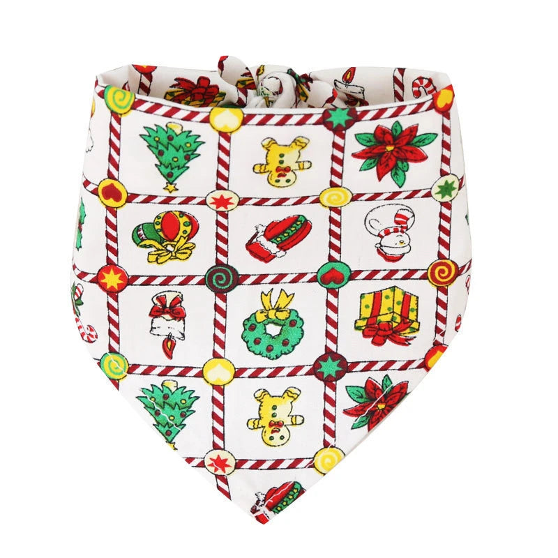 Christmas Pet Bandana for Dogs & Cats