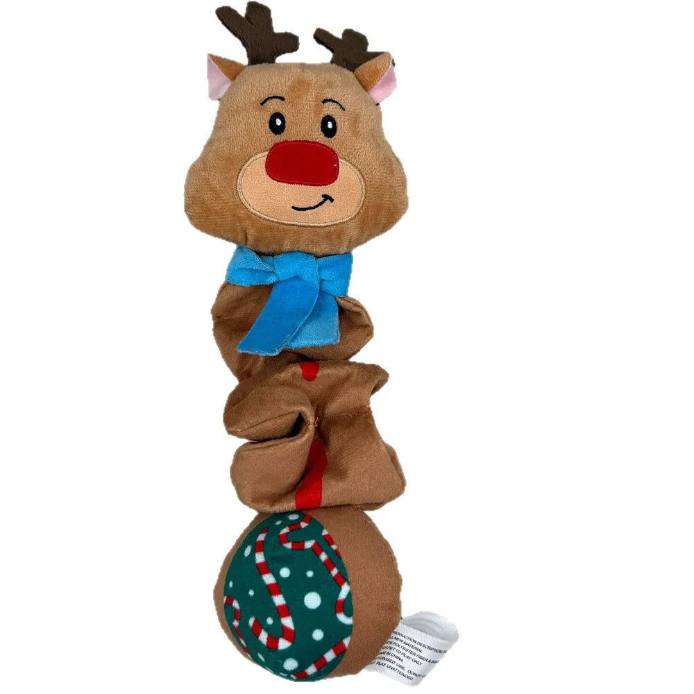 Christmas Squeaky Plush Dog Toy