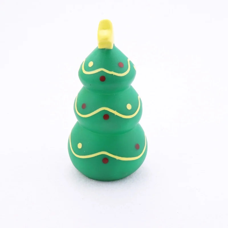 Christmas Squeaky Rubber Dog Chew Toy