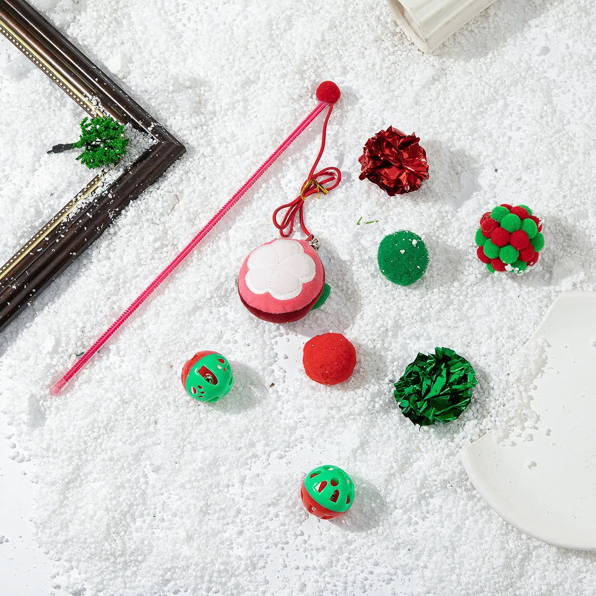 Christmas Cat Toy Stocking Gift