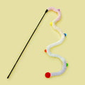 Festive Caterpillar Cat Teaser Wand