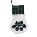 Personalised Paw Print Christmas Stocking