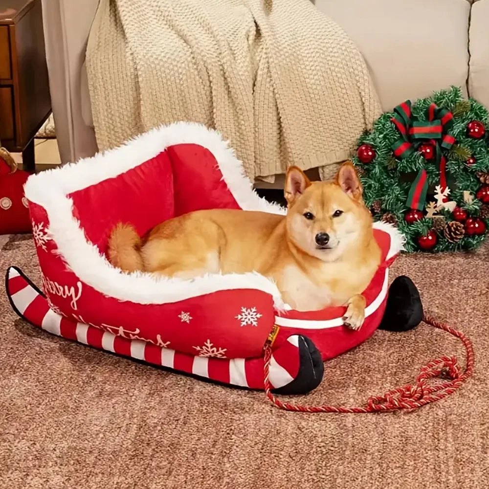 Christmas Sleigh Pet Bed