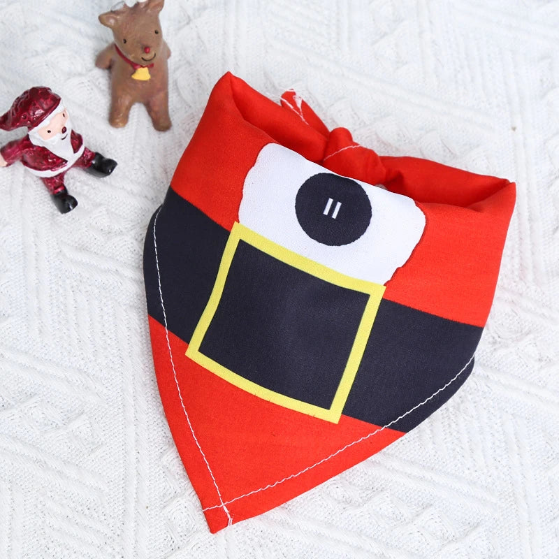 Christmas Pet Bandana for Dogs & Cats