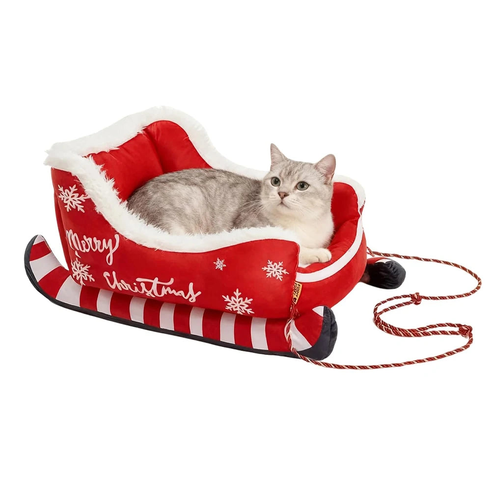 Christmas Sleigh Pet Bed