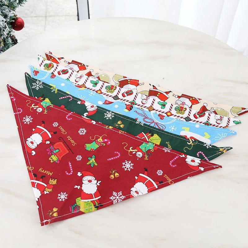 Christmas Pet Bandana for Dogs & Cats